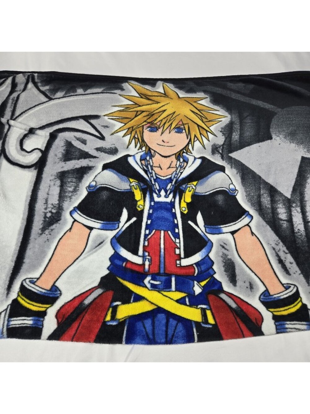 Disney Square Enix Kingdom Hearts Sora Throw Blanket 56 x 42 Plush